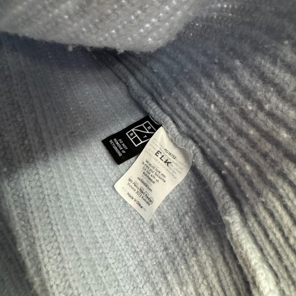 Size 10 - ELK - Lambswool Thick Boxy Sweater Rent the Runway RTR $267 msrp - Picture 12 of 14